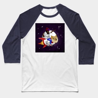 Veillie Starr- Dogecoin to the Moon! Baseball T-Shirt